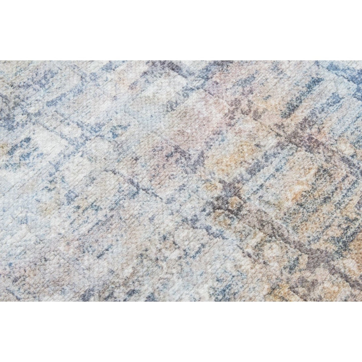 Multicoloured Abstract Modern Rug - Modena Starburst