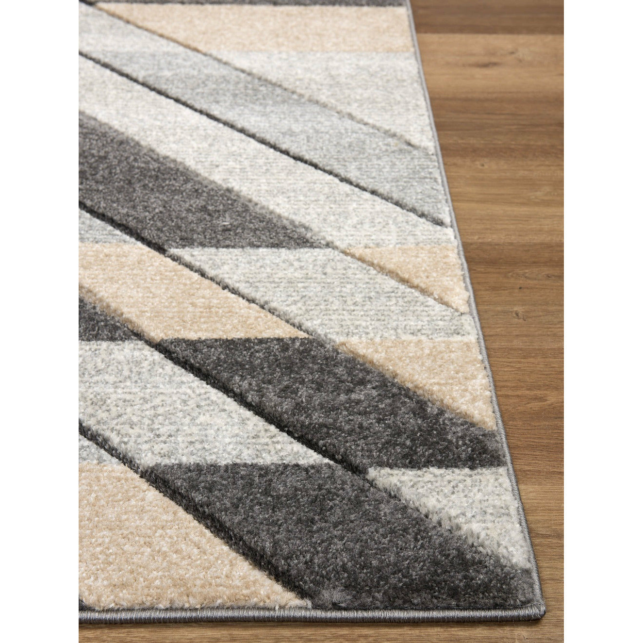 Asher Rug Collection - Grey-Beige