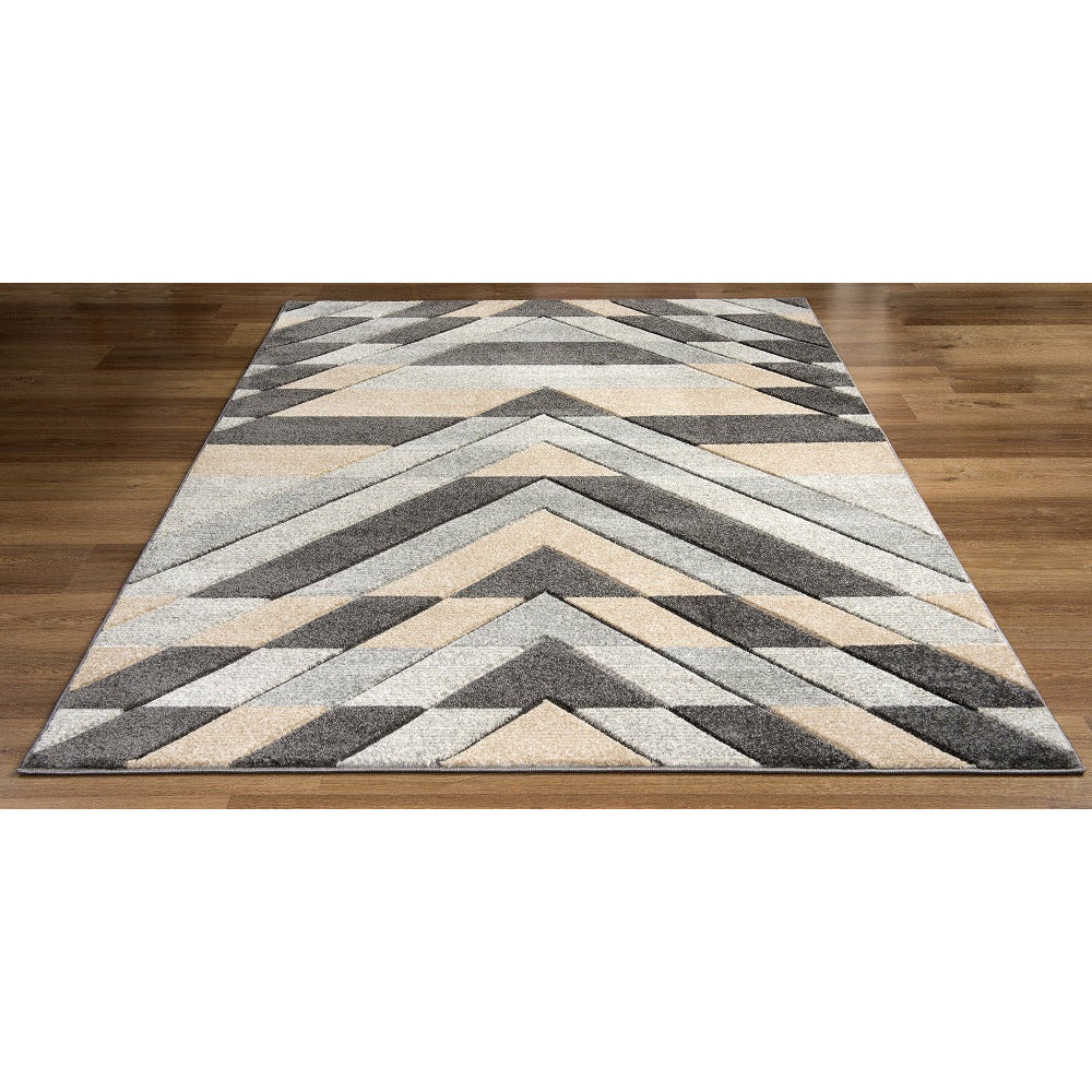 Asher Rug Collection - Grey-Beige
