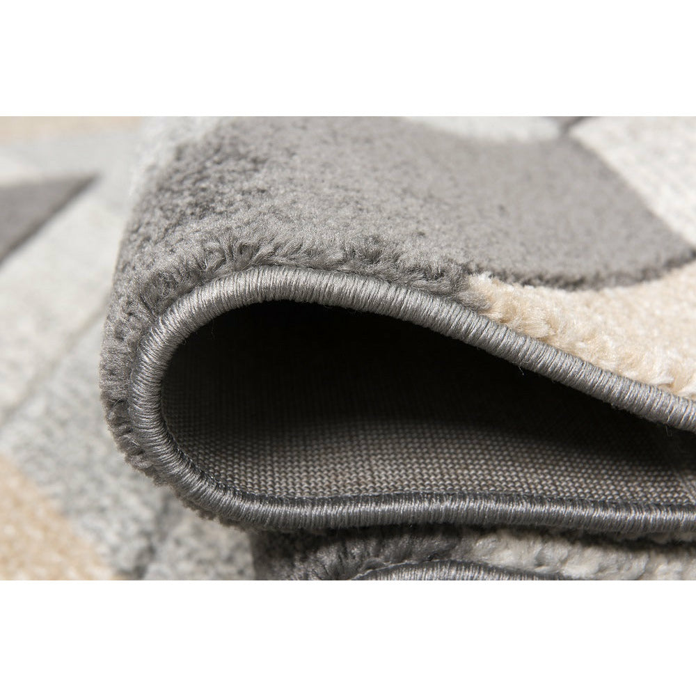 Asher Rug Collection - Grey-Mustard