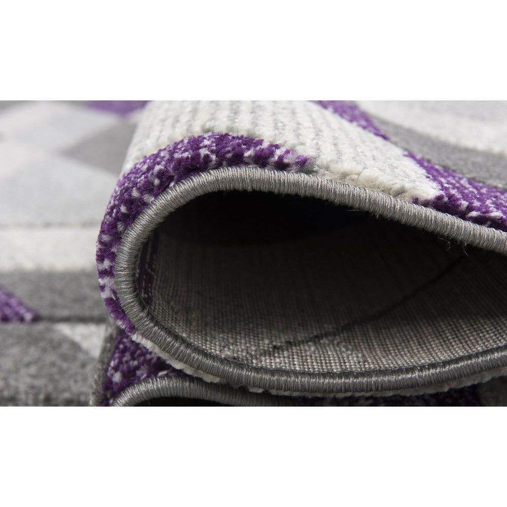 Asher Rug Collection - Grey-Lilac