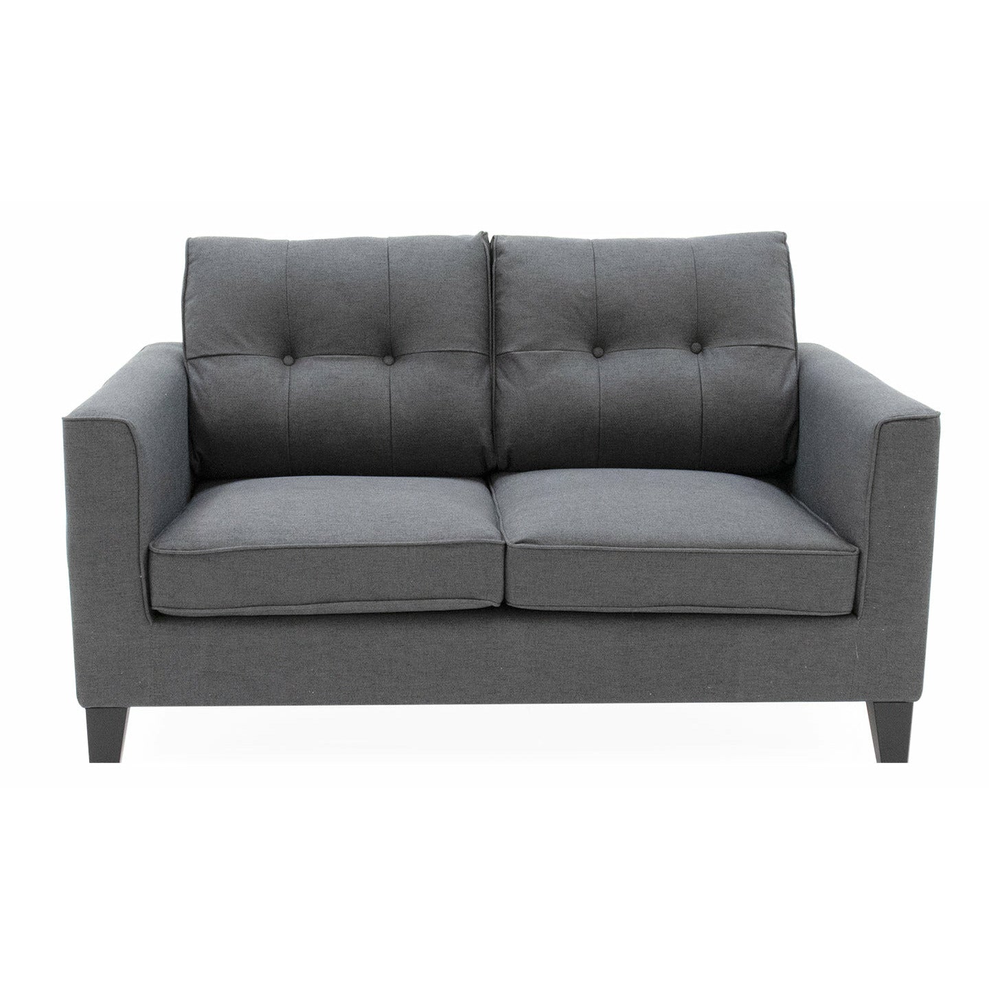 Luna Charcoal Fabric Sofa Range