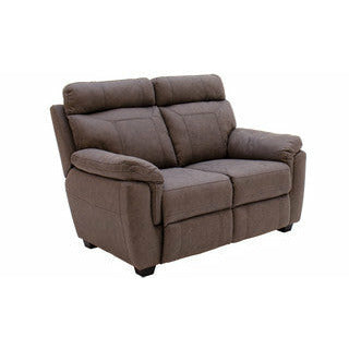 Noah Sofa Range Brown 2 Seater (Fixed)