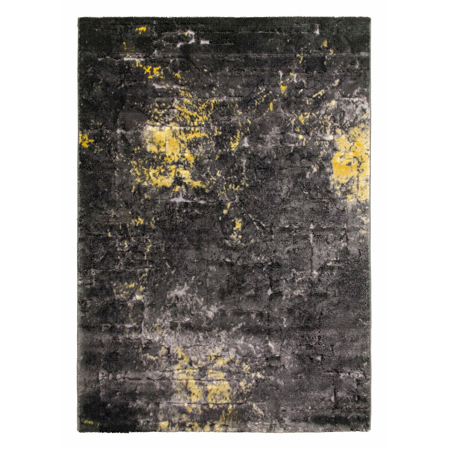 Bellini Rug - Dark Grey/Yellow