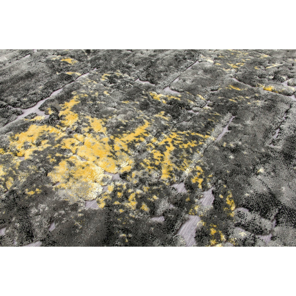 Bellini Rug - Dark Grey/Yellow