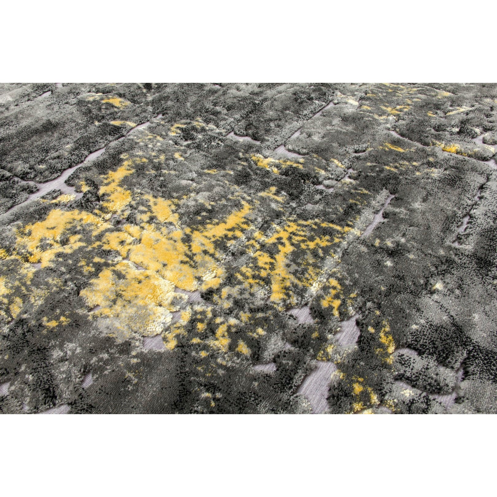 Bellini Rug - Dark Grey/Yellow