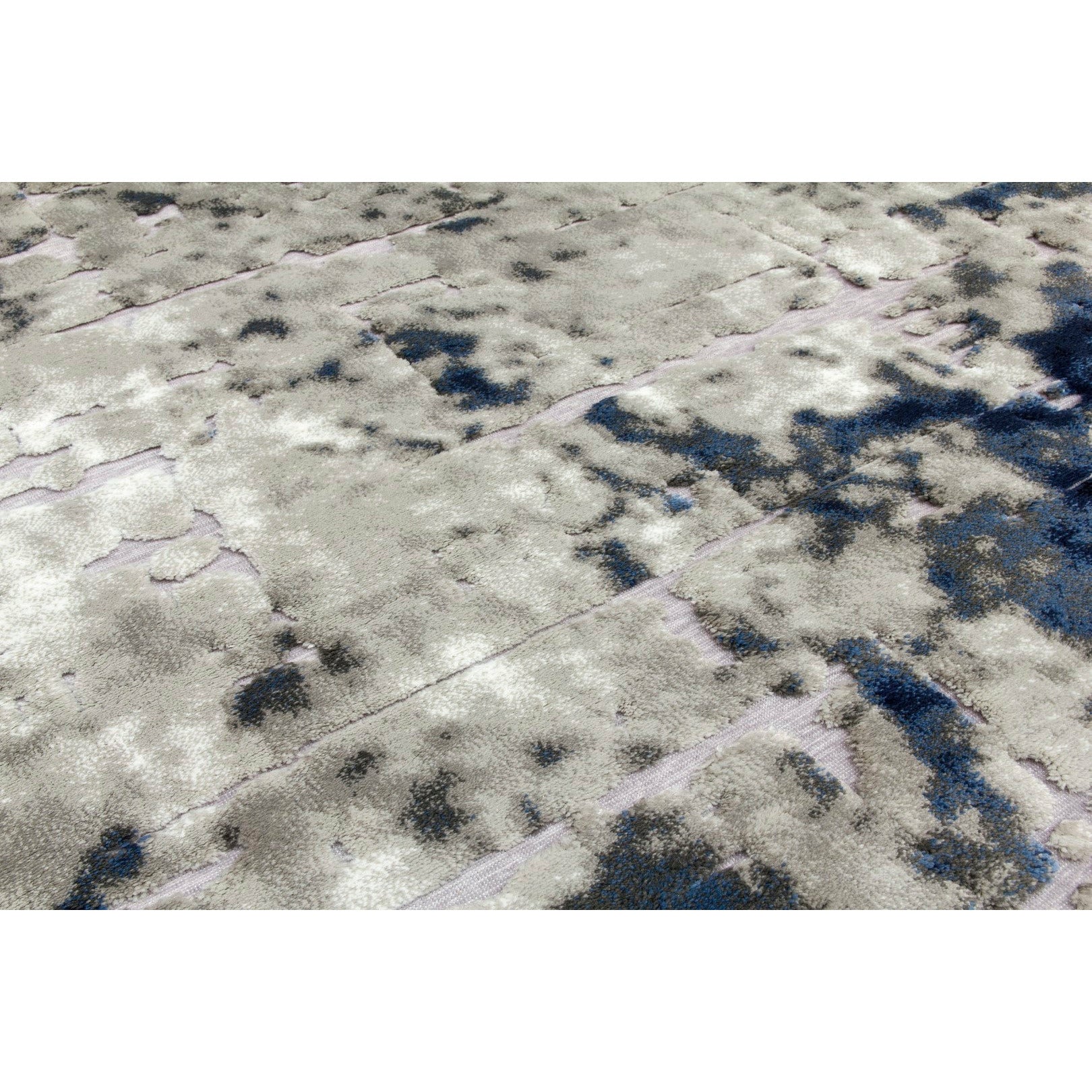 Bellini Rug - Light Grey/Navy