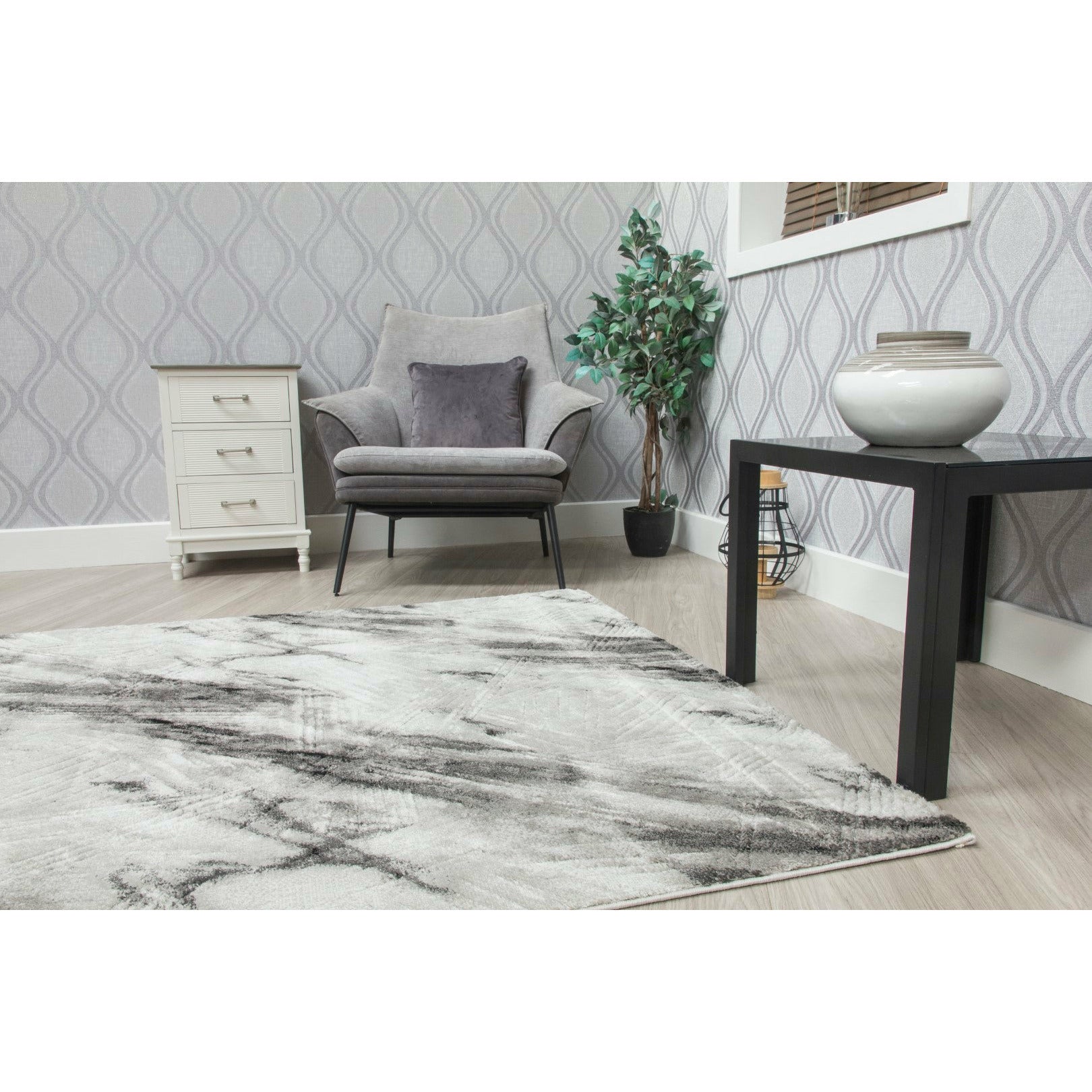 Bellini Rug - Quartz Light Grey