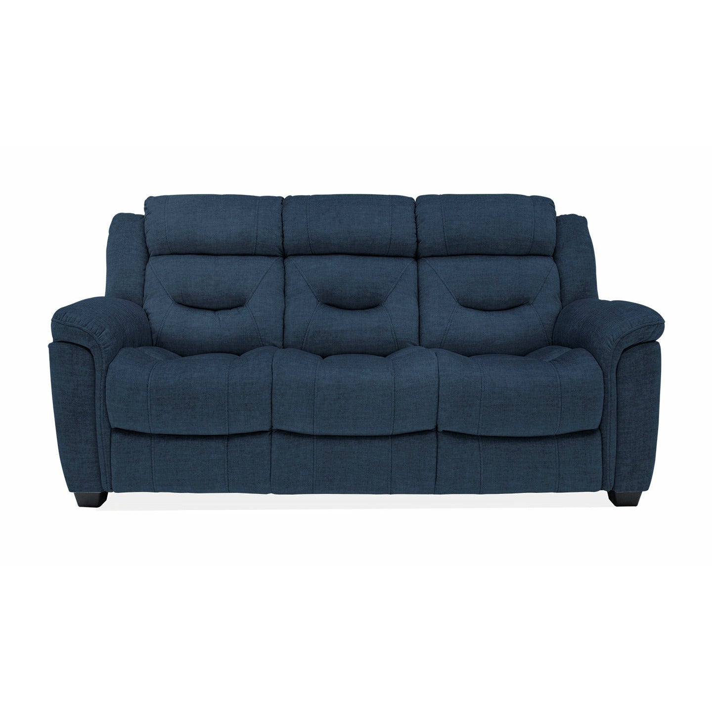 DENNY 3 SEATER SOFA BLUE (Fixed)
