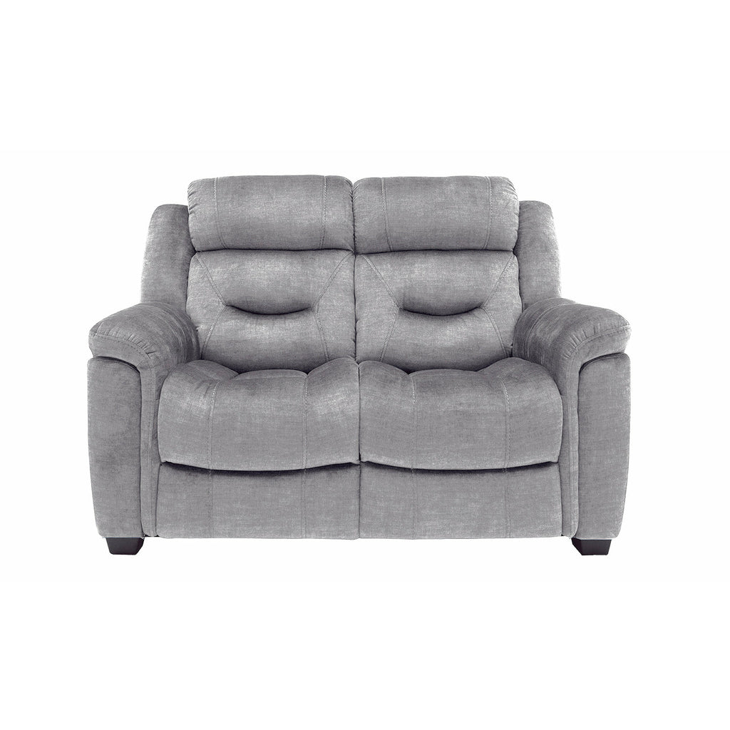 DENNY 2 SEATER SOFA GREY (Fixed)