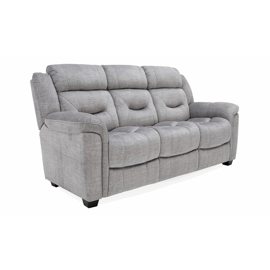 DENNY 3 SEATER SOFA GREY (Fixed)