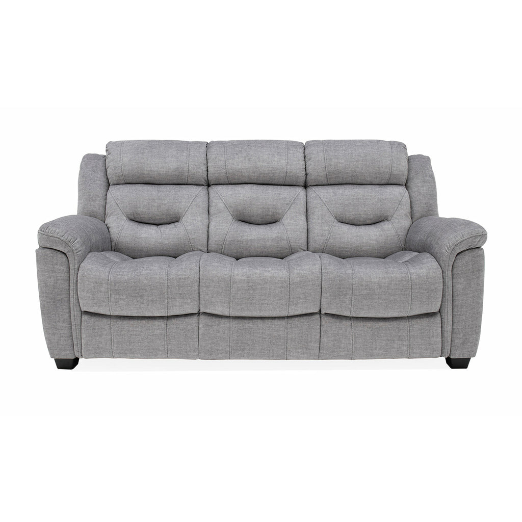 DENNY 3 SEATER SOFA GREY (Fixed)
