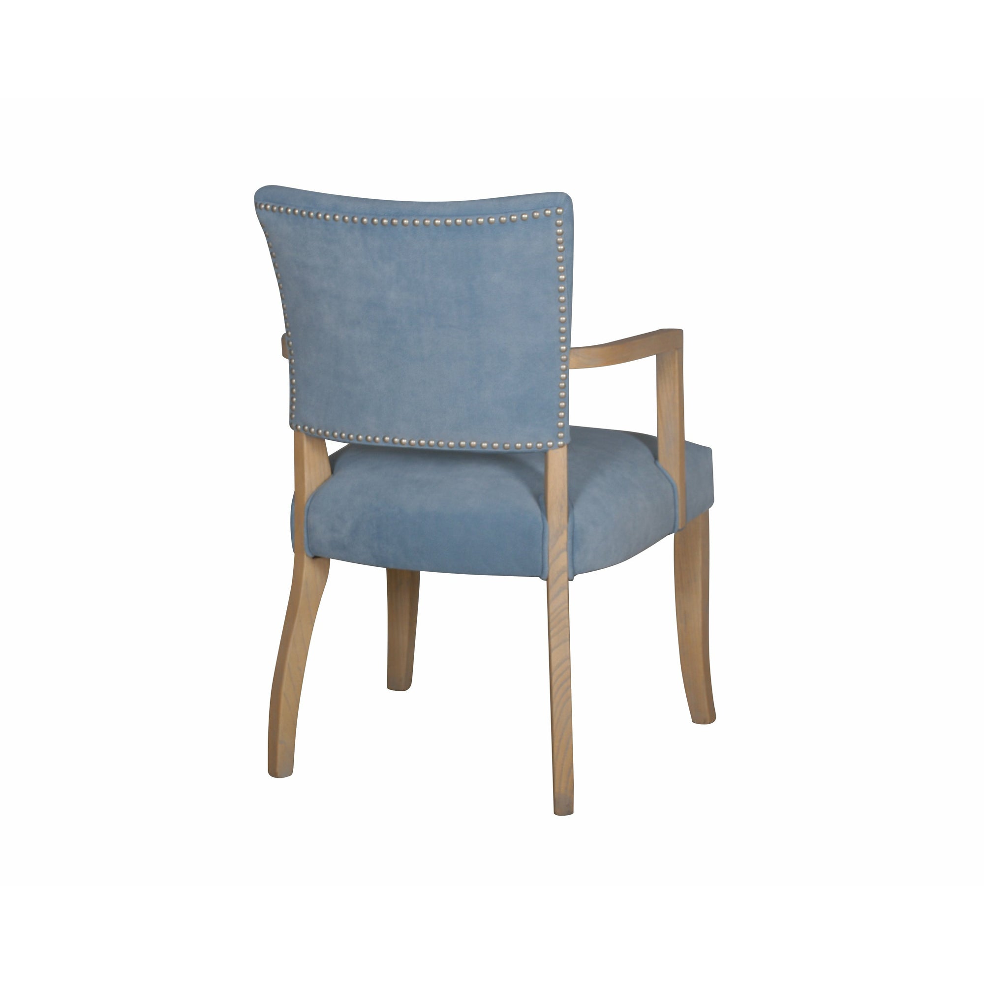 Duke Armchair - Light Blue Velvet