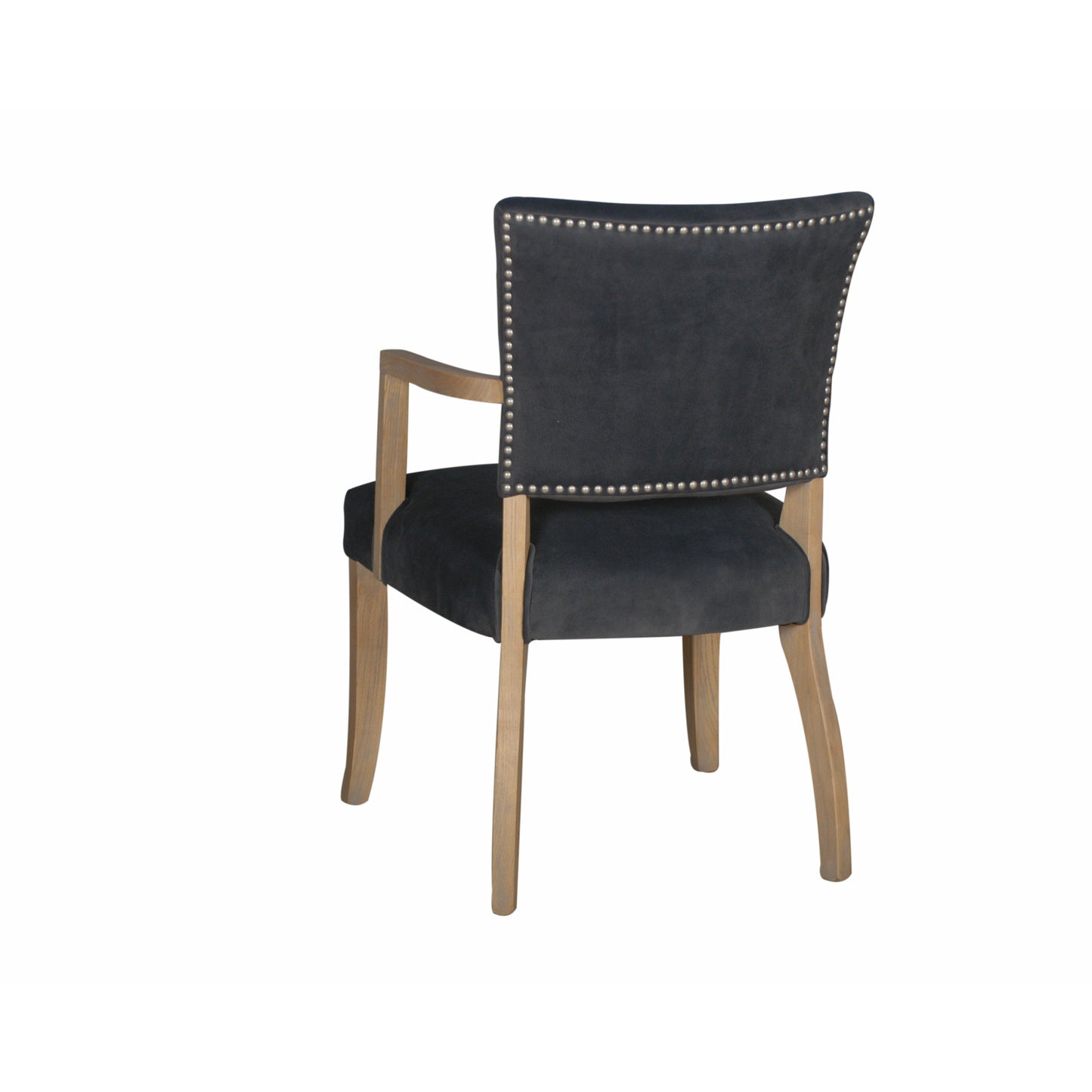 Duke Armchair - Dark Grey Velvet