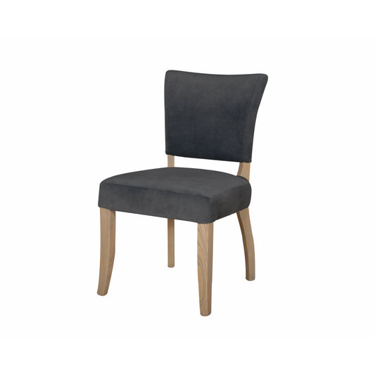 Duke Chair - Dark Grey Velvet