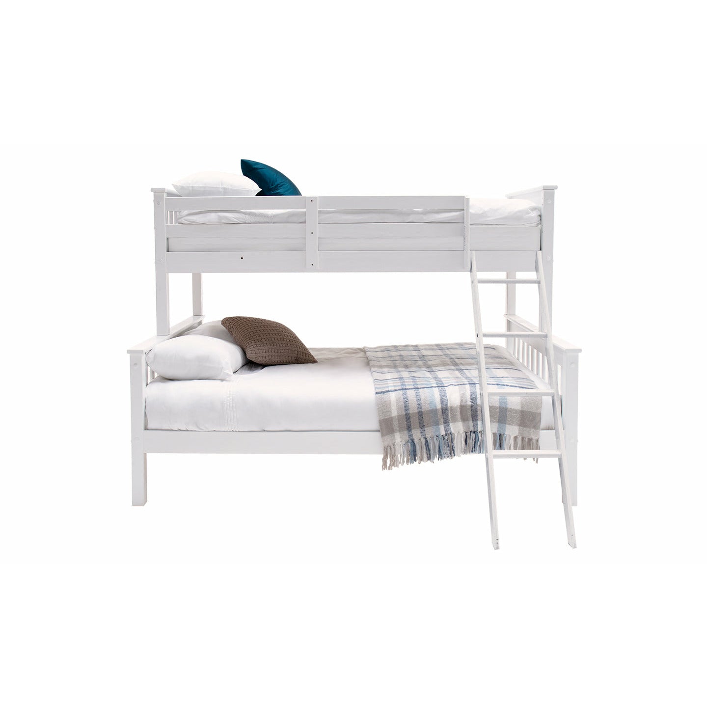 Deluxe Triple Bunkbeds - White