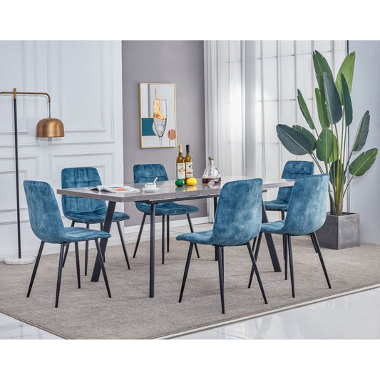 Freddy  Dining Table 1.6m/1.9m Set  - Grey