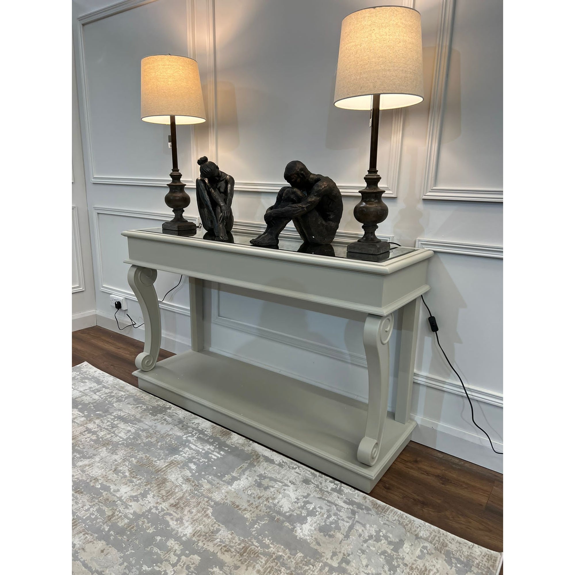 Marseille  Large Mink Console Table