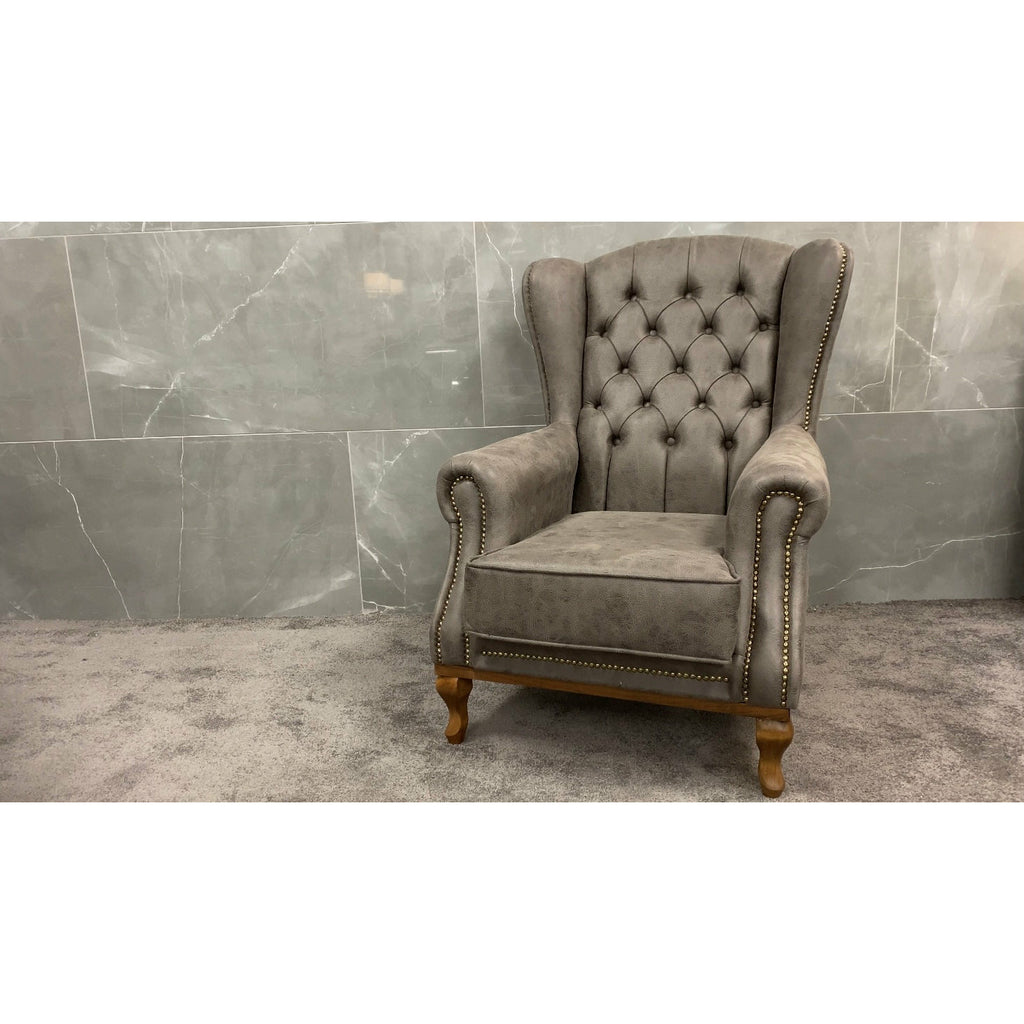 Queen Anne - Suede Grey
