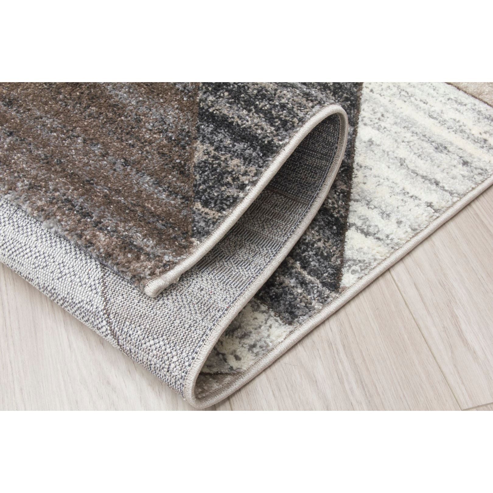 Impulse Chevron Rug - Greige