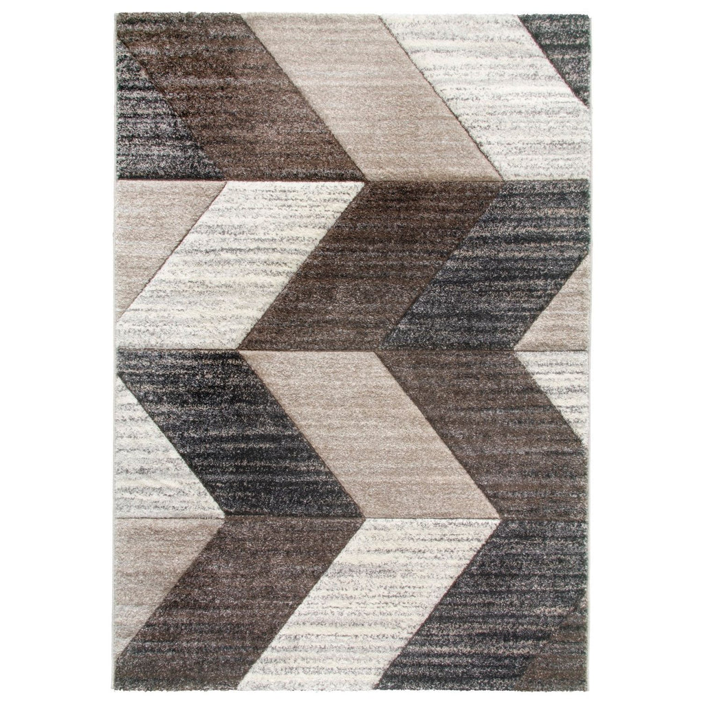 Impulse Chevron Rug - Greige
