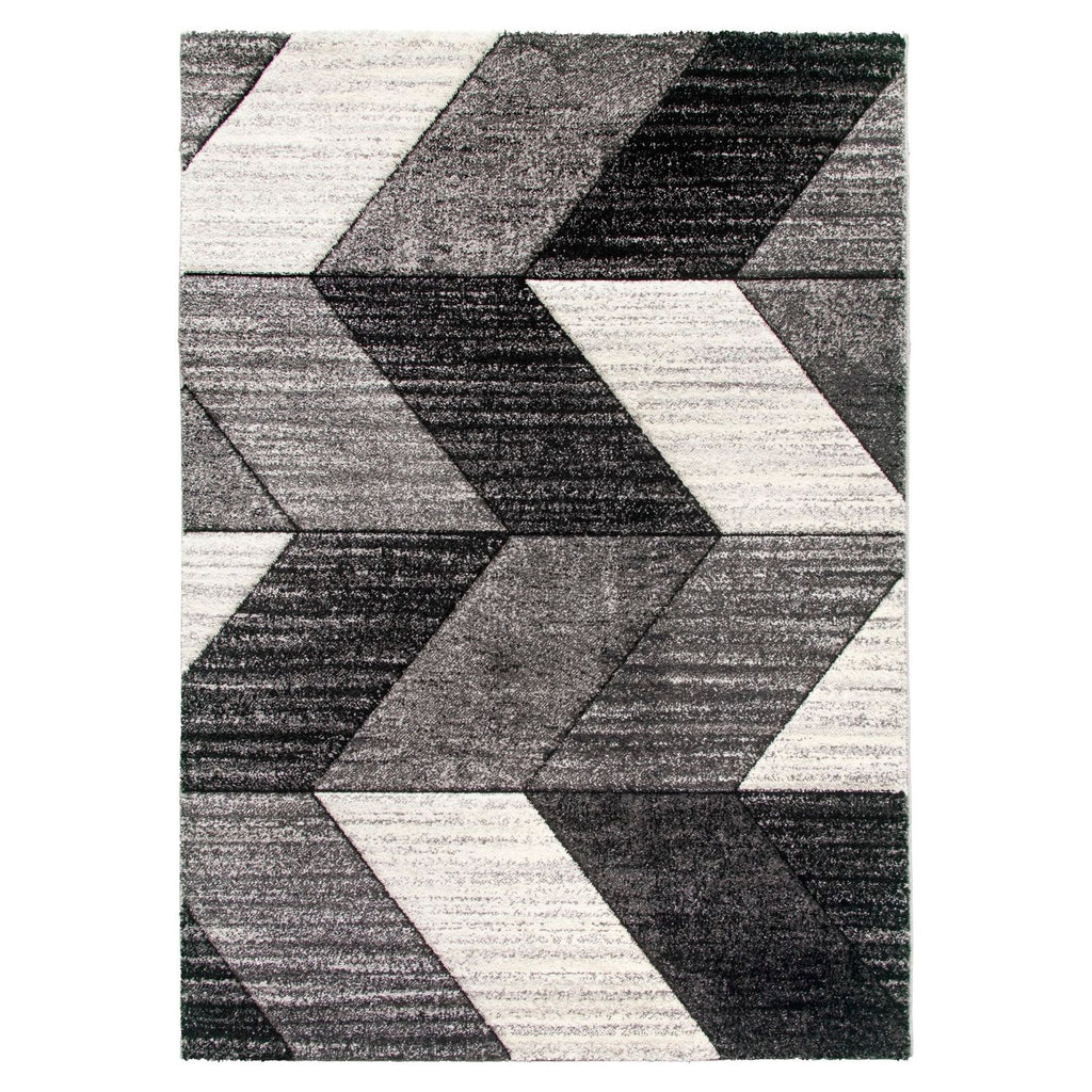 Impulse Chevron Rug - Grey