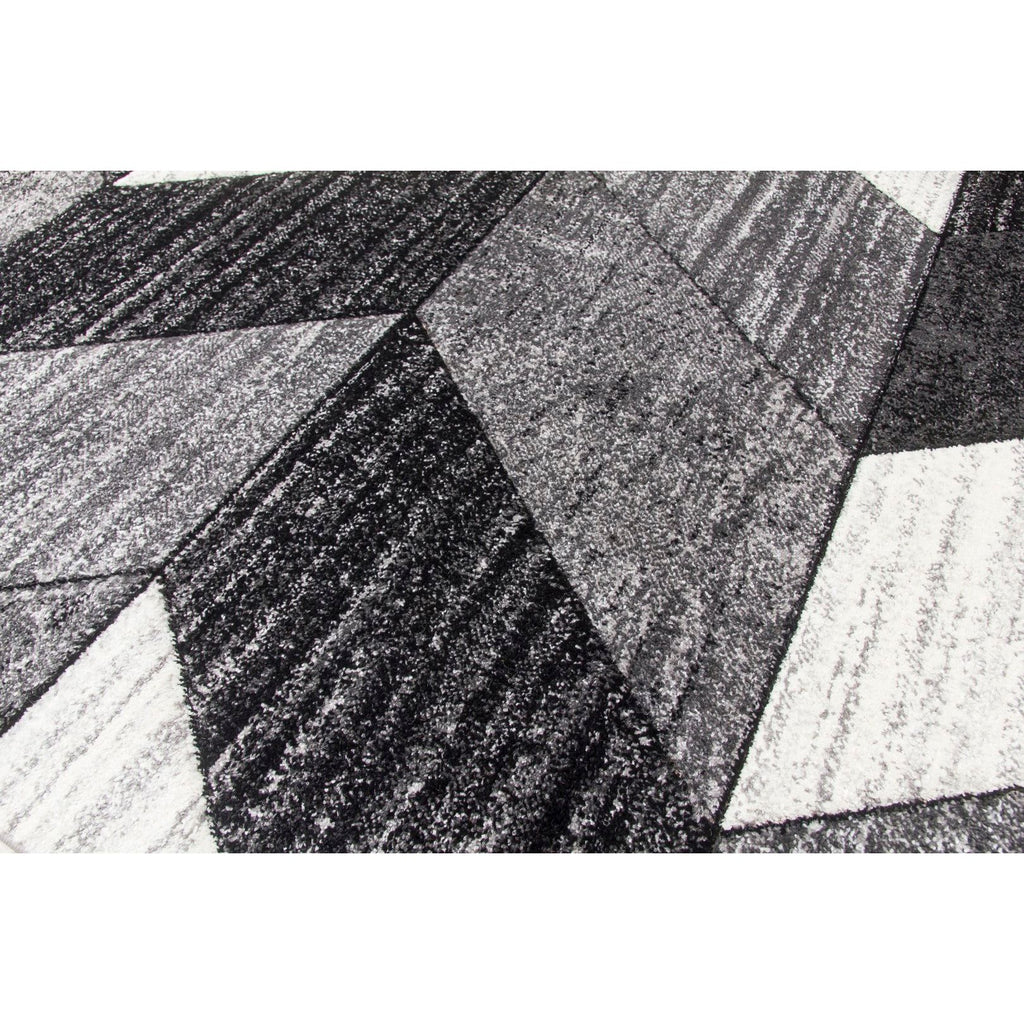 Impulse Chevron Rug - Grey