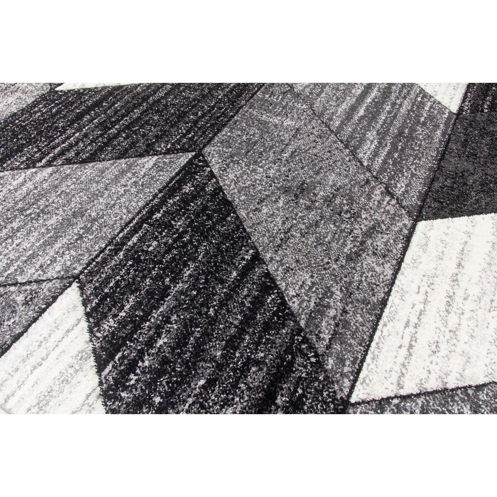 Impulse Chevron Rug - Grey