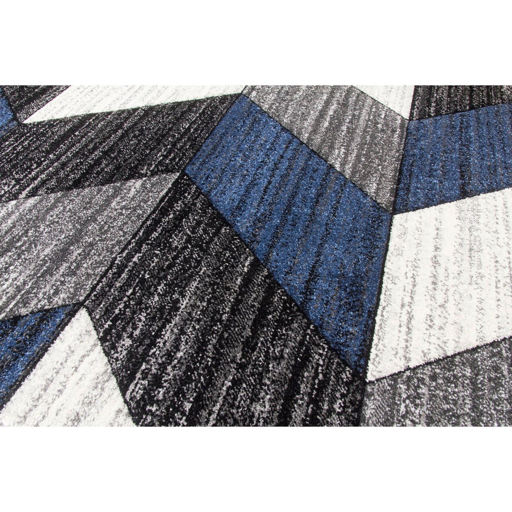 Impulse Chevron Rug - Navy