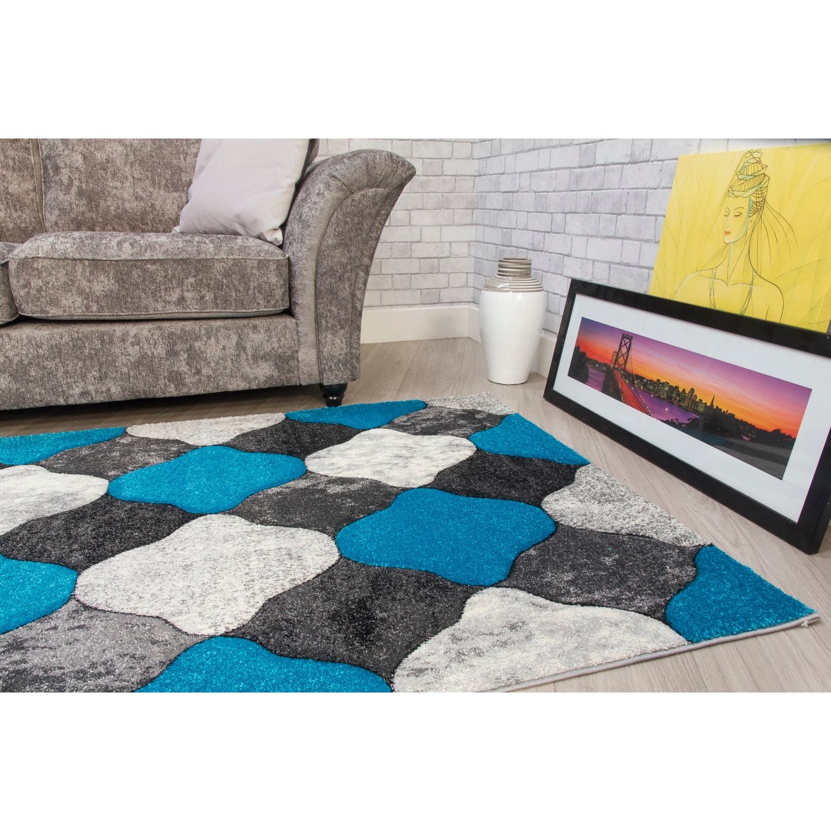 Impulse Coblo Rug - Teal
