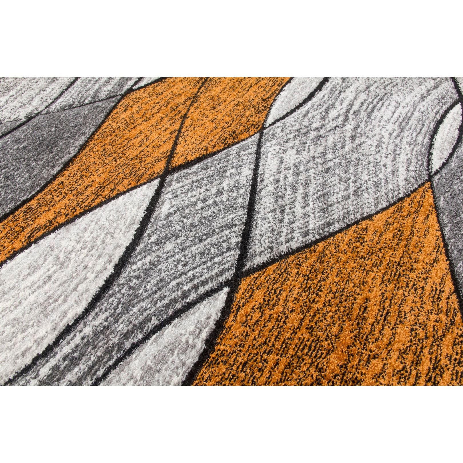 Impulse Waves Rug - Pumpkin