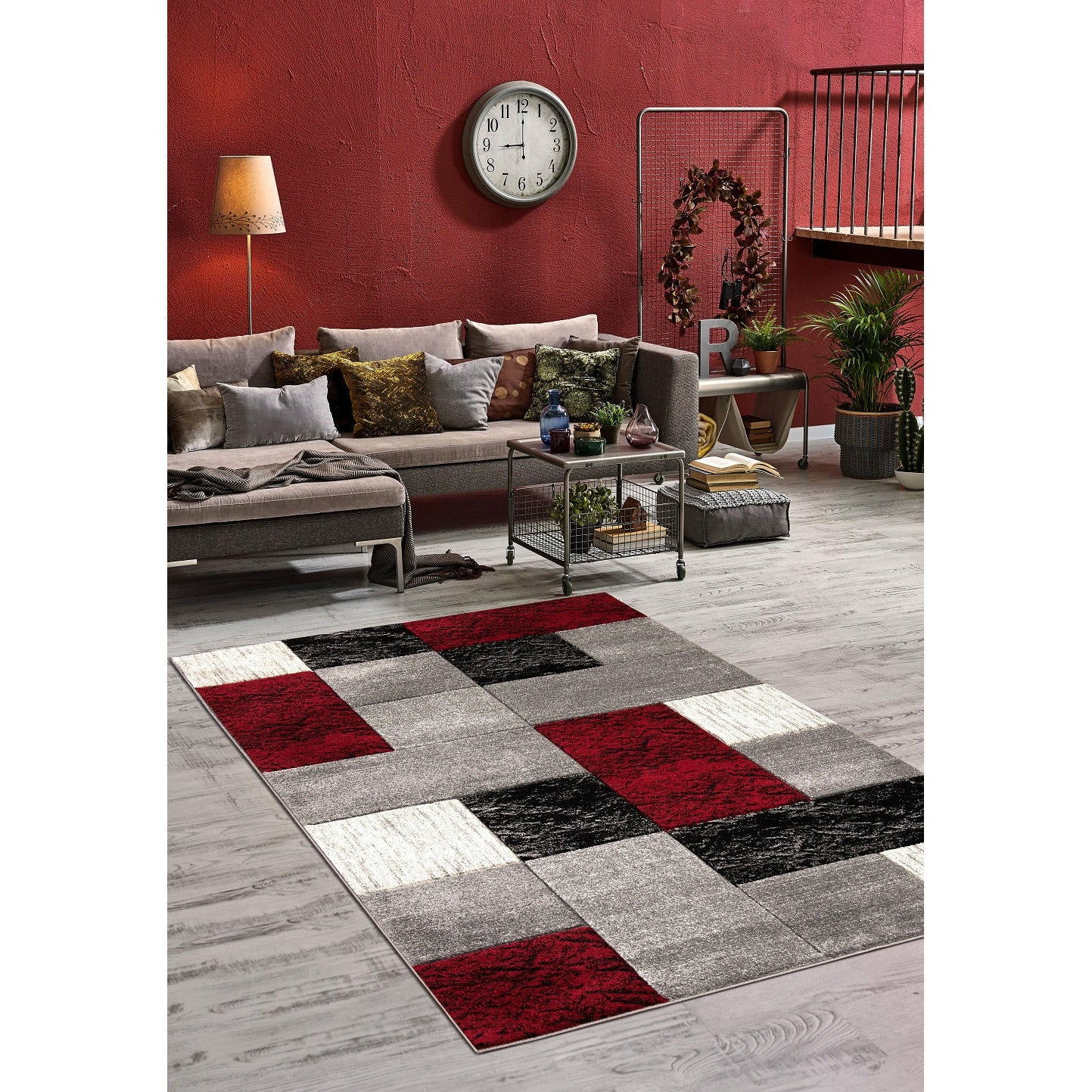 Jasper Rug Collection - Red