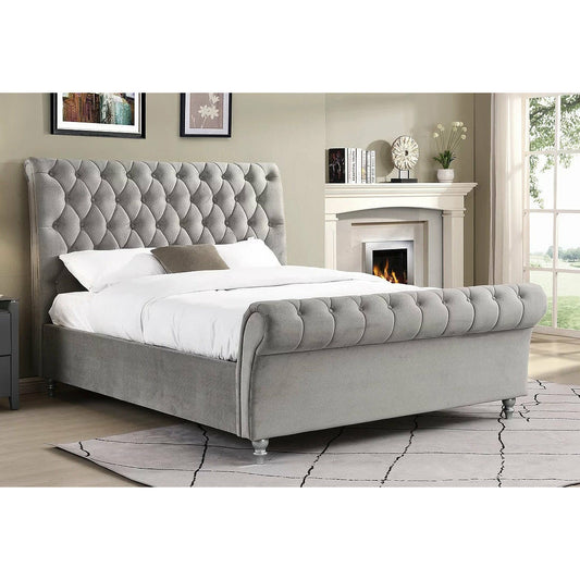 Dione - Silver - 5ft King size
