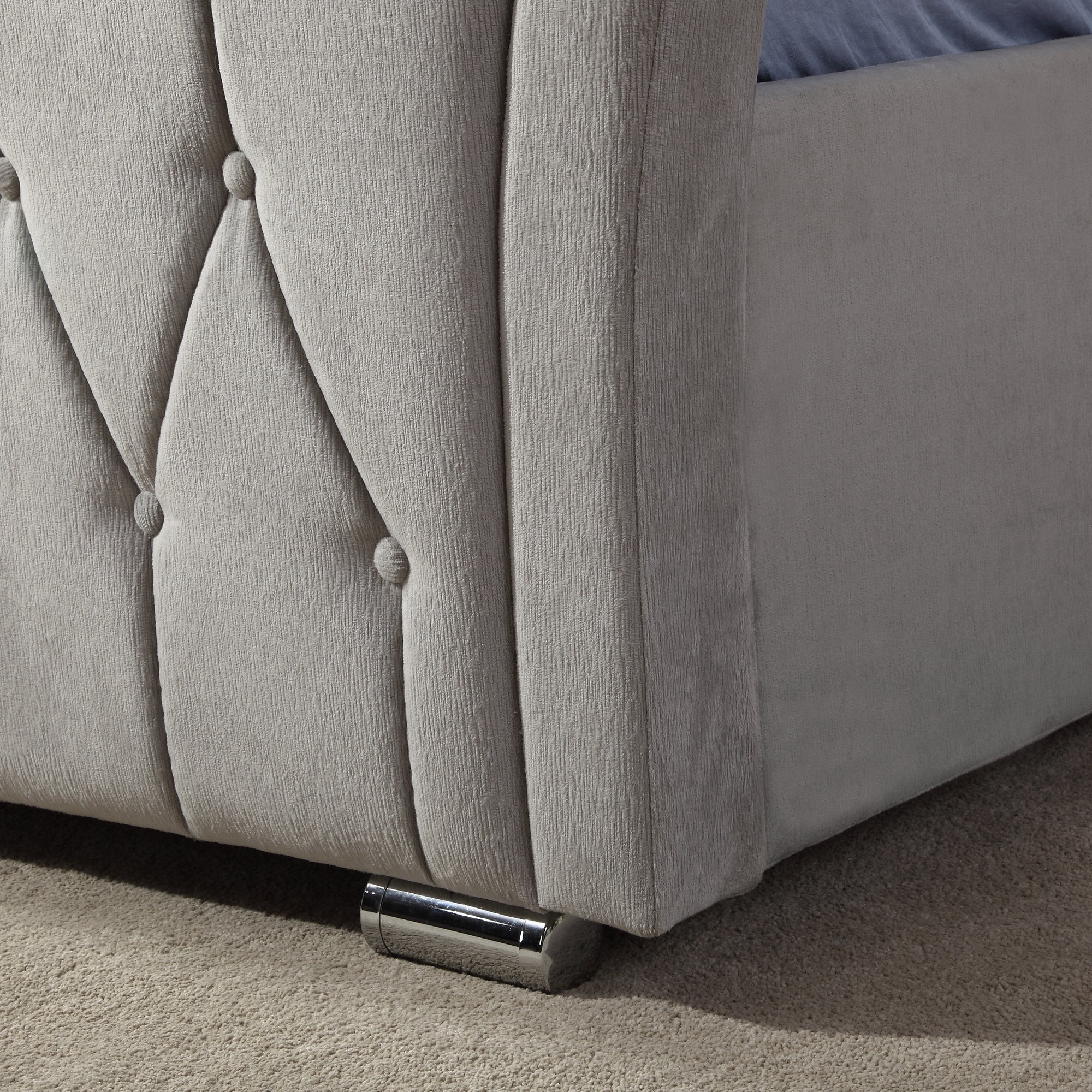 Lauren Gaslift Bed Light Grey