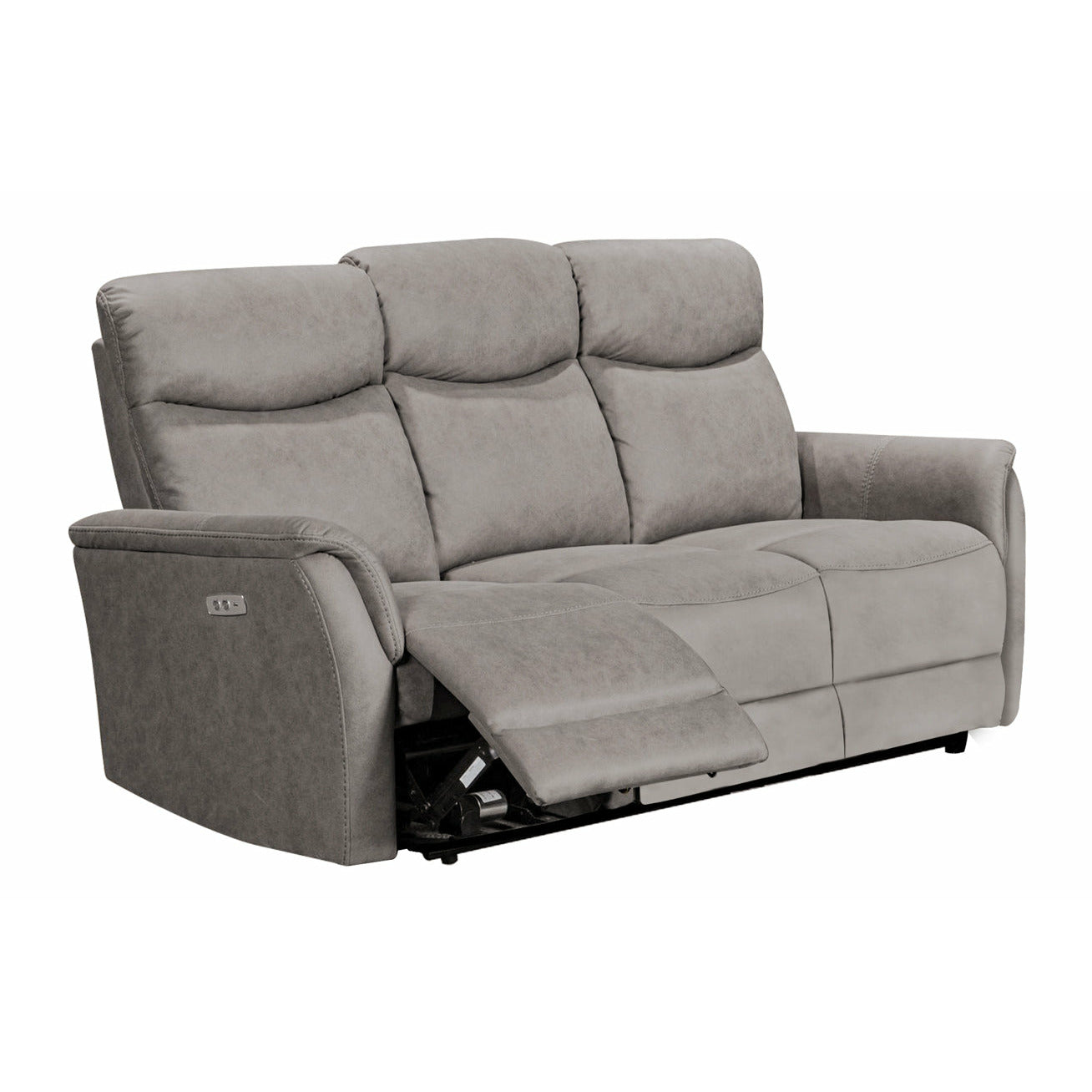 Maxen Electric Recliner 3 Seater - Taupe