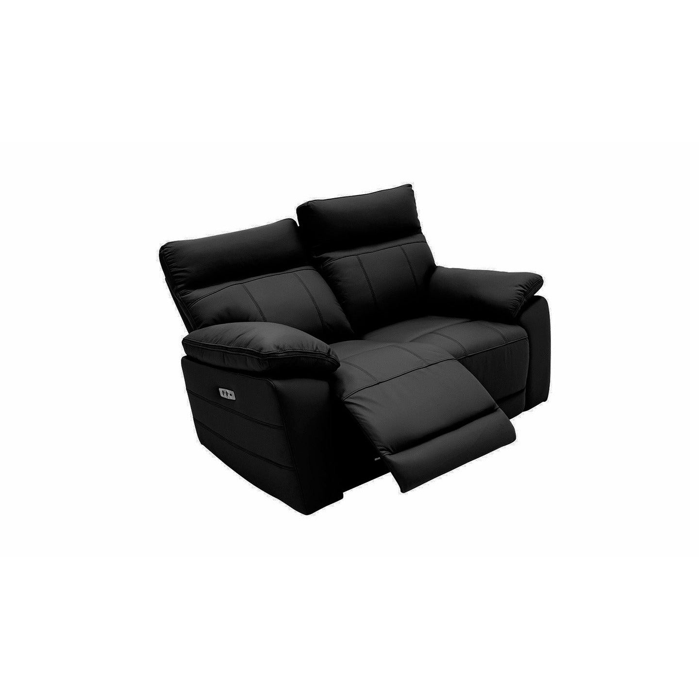 LUCCA Electric  2 SEATER RECLINER - Black