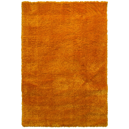 Orange Shaggy Rug - Plush