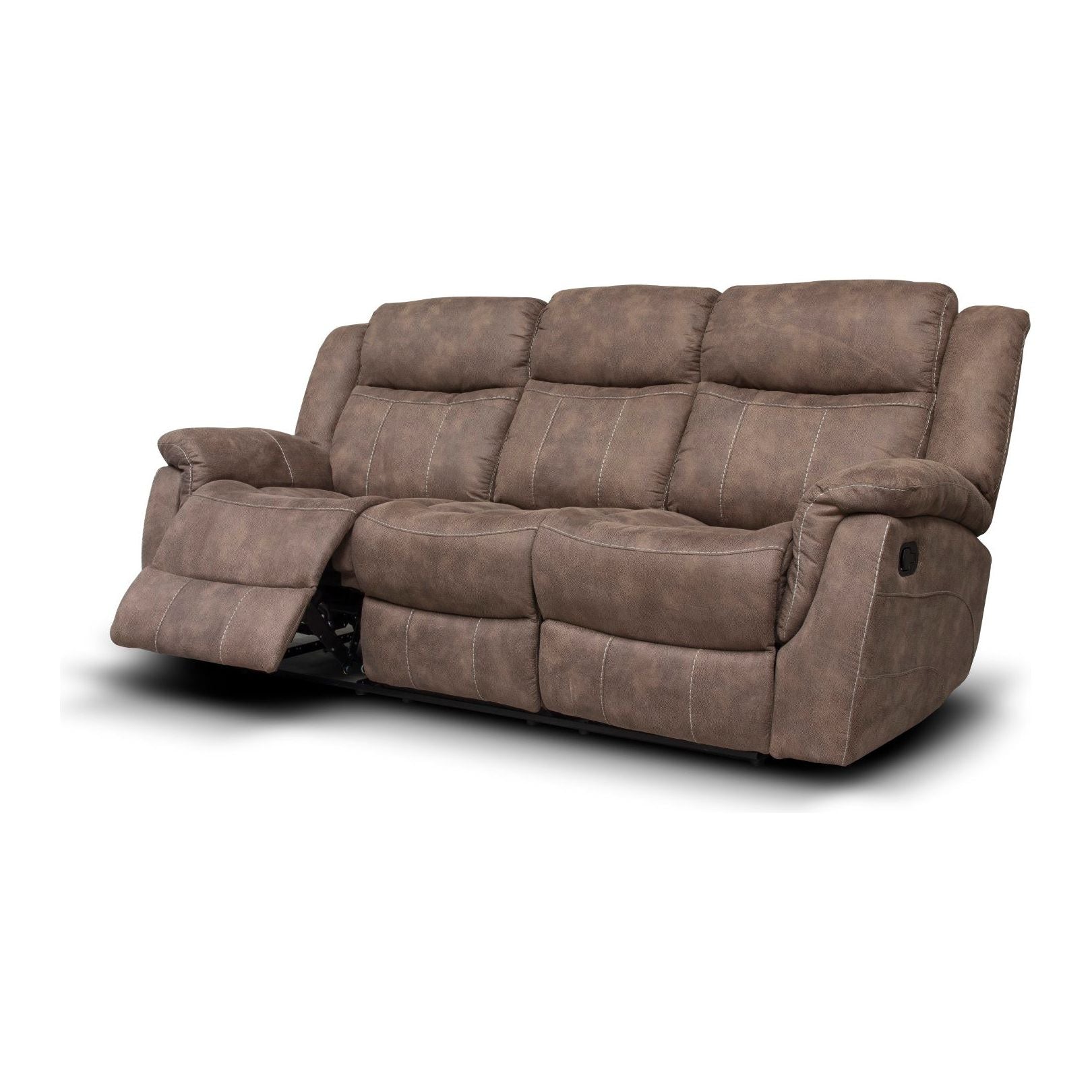 Nevada Reclining  Sofa Range - Hazel Suede Fabric