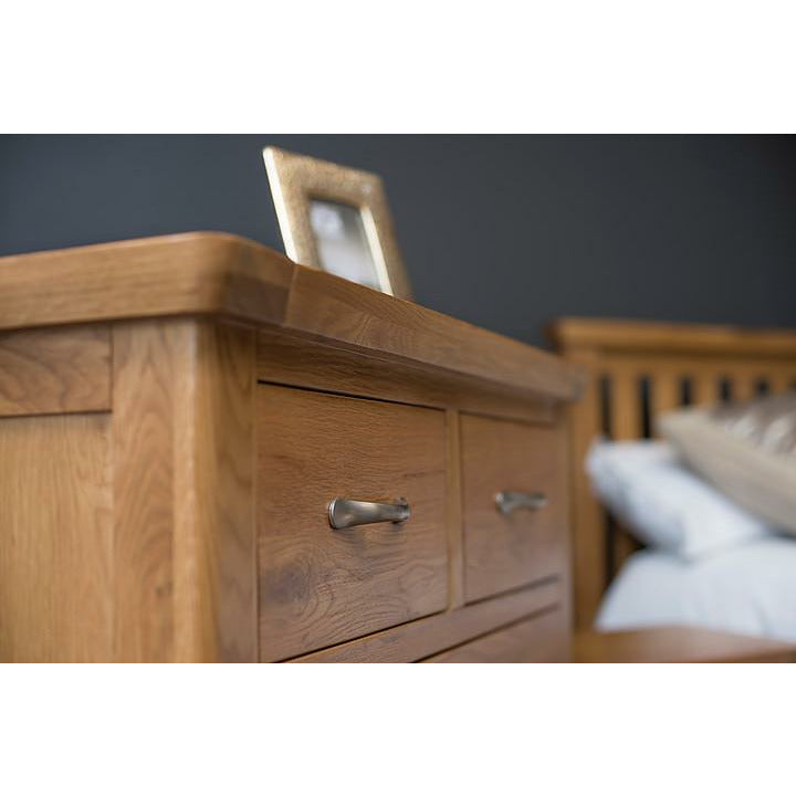Manhattan Oak Chest of Drawers (5 Drawer)