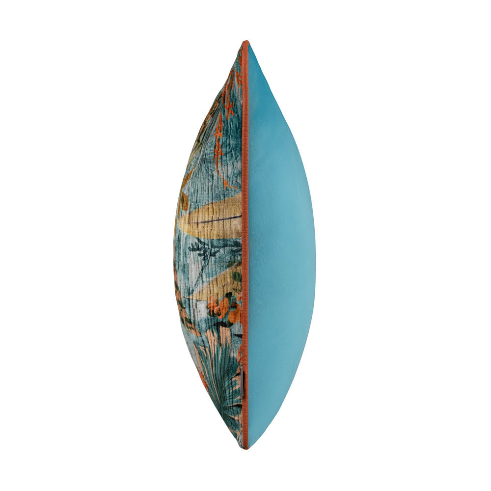 SCATTER BOX - Aruba  Aqua/Orange  43 x43 cm