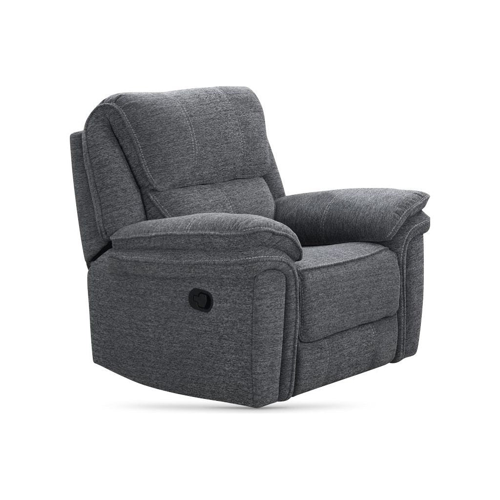 Darcy Reclining  Sofa Range - Dark Grey Fabric