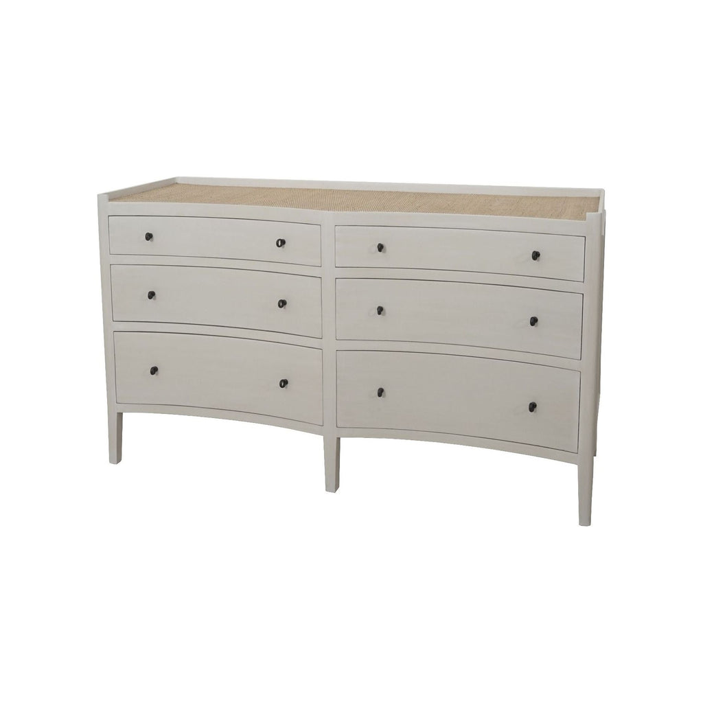 Clover 6 Drawer Chest- French/Grey