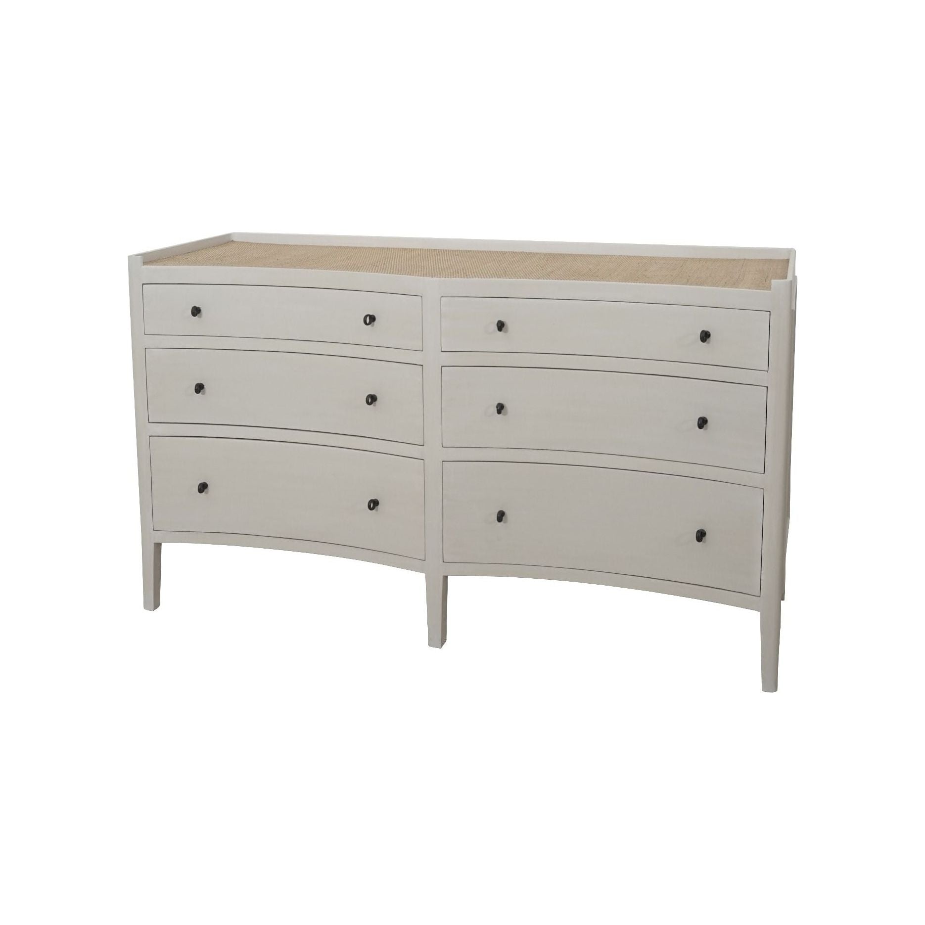Clover 6 Drawer Chest- French/Grey