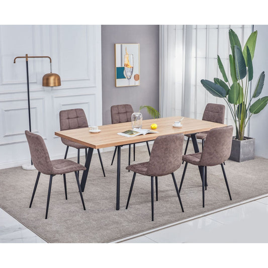 Freddy  Dining Table 1.6m/1.9m Set  - Oak