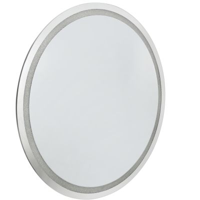 DIAMOND CRUSH ROUND MIRROR 60cm