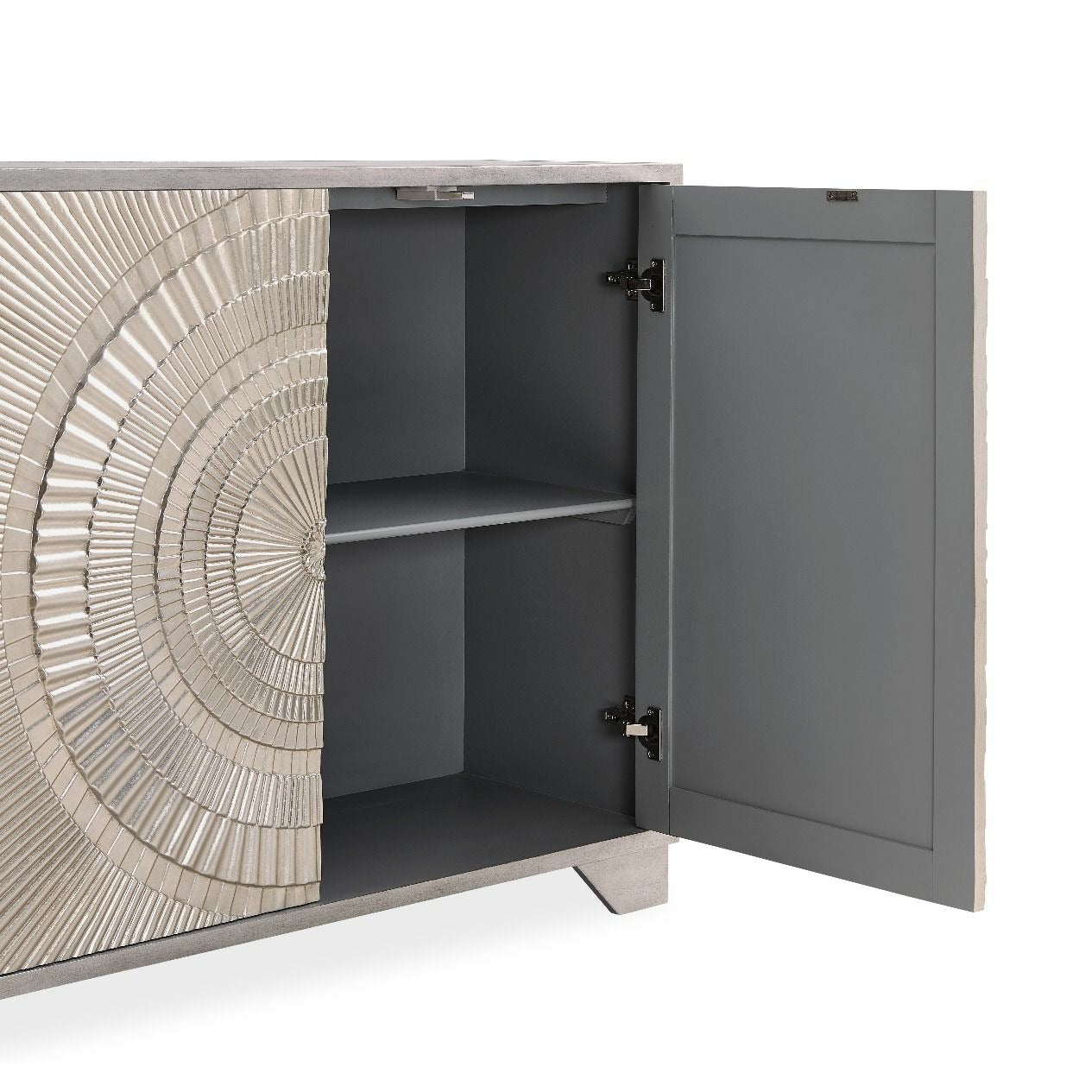Sienna 2 Door Sideboard Champagne Silver