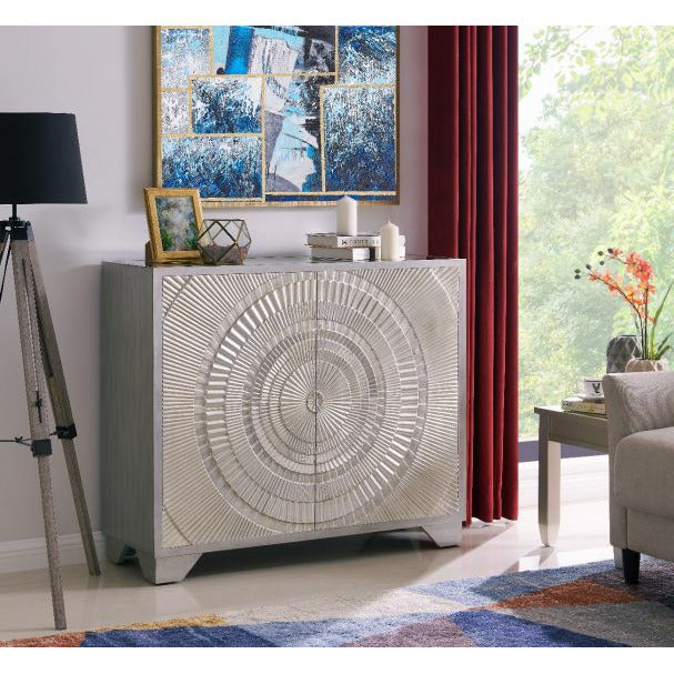 Sienna 2 Door Sideboard Champagne Silver