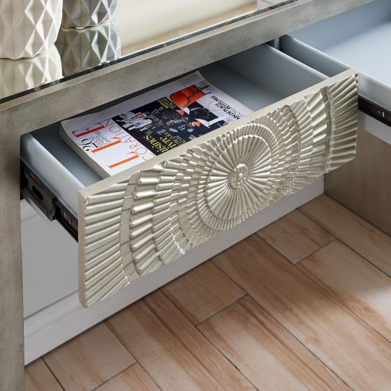 Sienna Console Table Champagne Silver