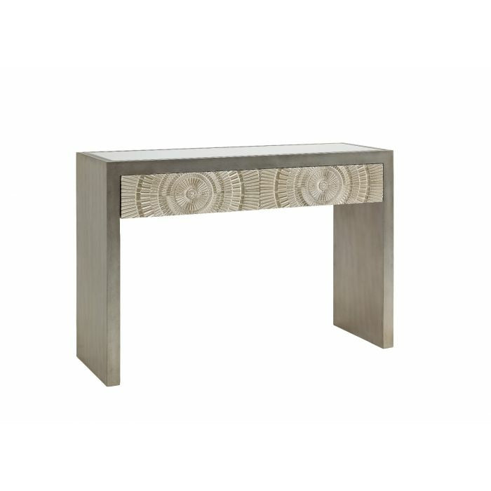 Sienna Console Table Champagne Silver