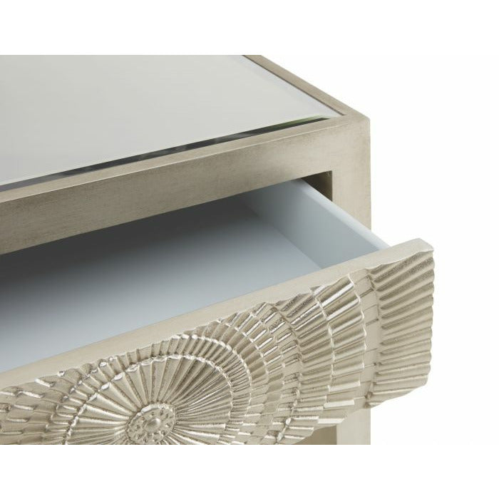 Sienna Console Table Champagne Silver